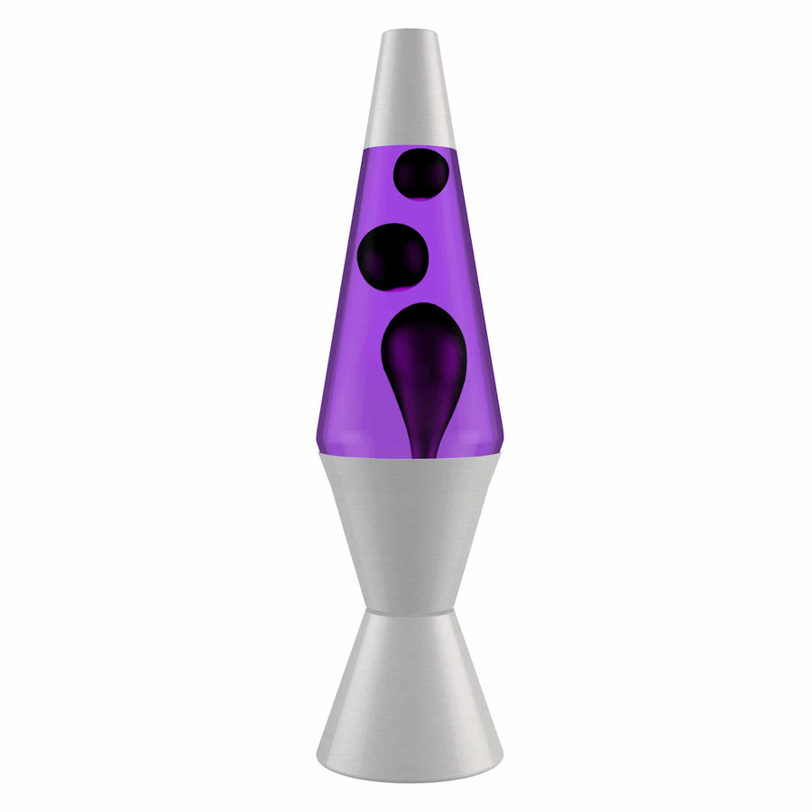 14.5’’ LAVA LAMP – BLACK & PURPLE A7