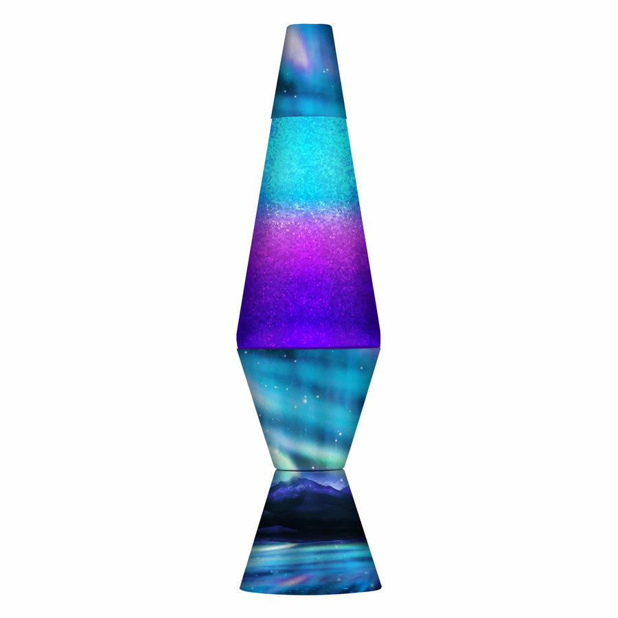 14.5″ LAVA LAMP COLORMAX NORTHERN LIGHTS – GLITTER Z2
