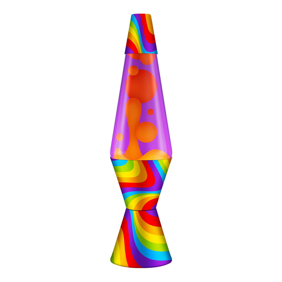 14.5″ LAVA LAMP FLOWING COLOR BANDS J1