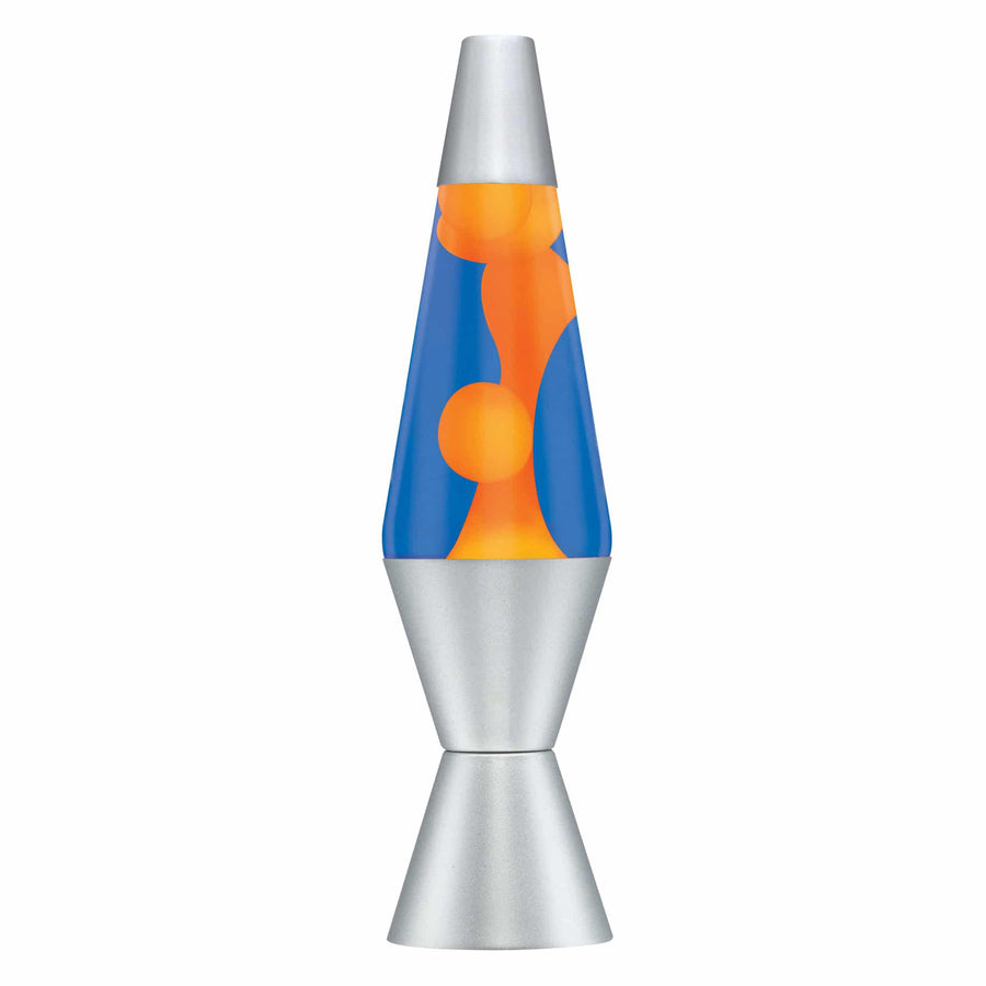 14.5” LAVA LAMP – ORANGE/BLUE/SILVER C2