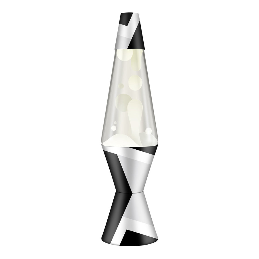 14.5″ LAVA LAMP POLYGONAL WHITE TONE Y4