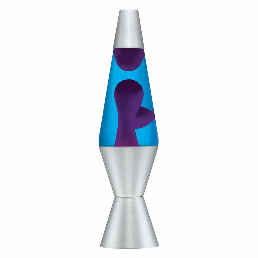 14.5″ LAVA LAMP – PURPLE/BLUE/SILVER W4
