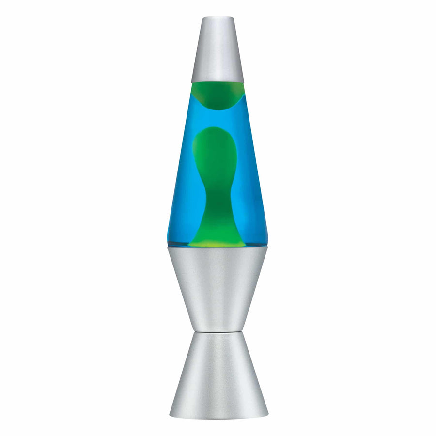 14.5” LAVA LAMP – YELLOW/BLUE/SILVER P4