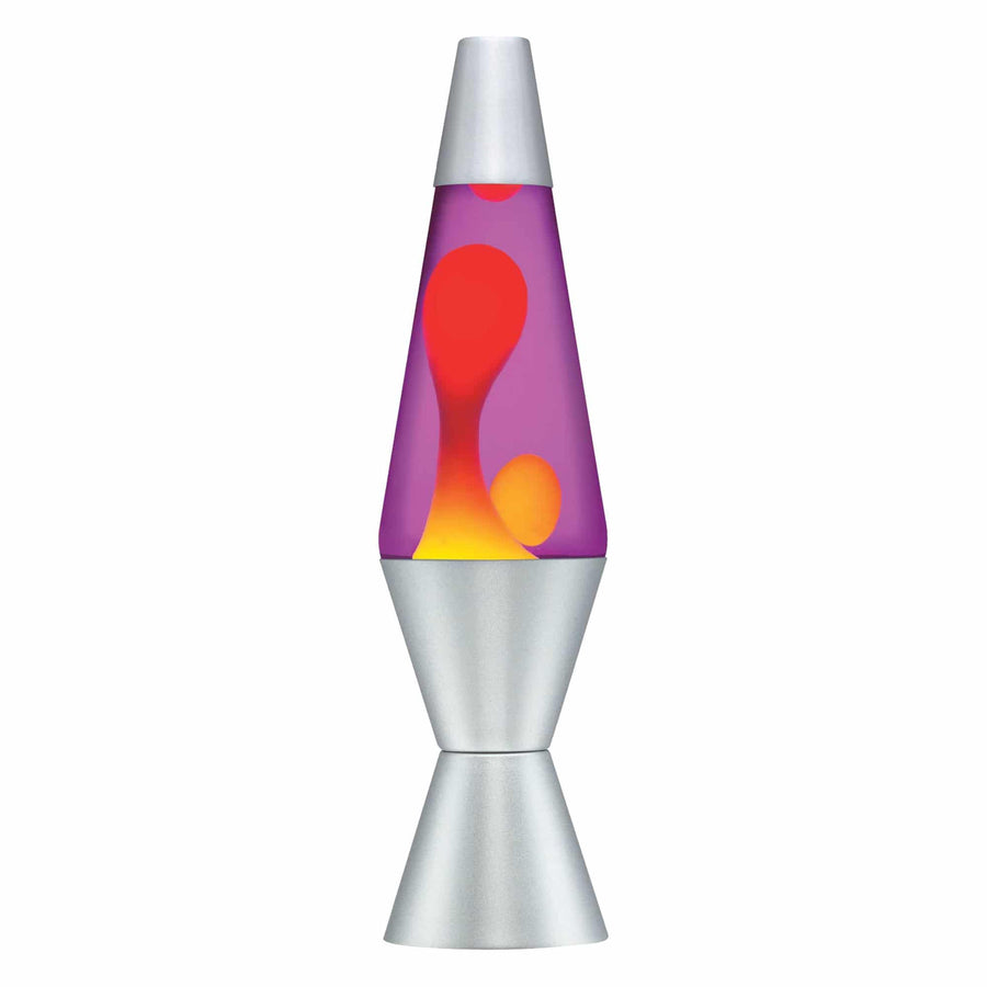 14.5” LAVA LAMP – YELLOW/PURPLE/SILVER R4