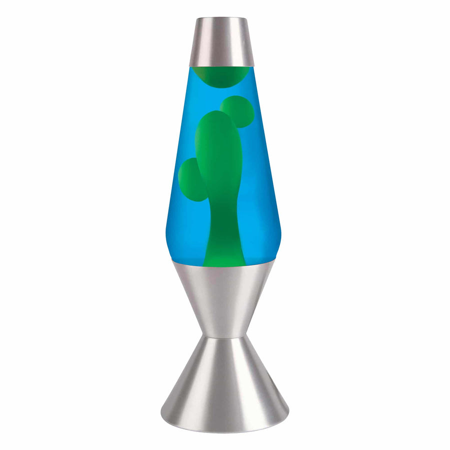 16.3″ LAVA LAMP – YELLOW/BLUE/SILVER G0