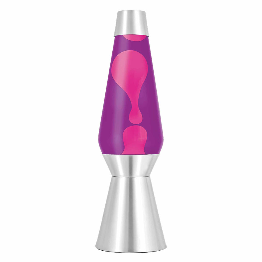 27" LAVA LAMP GRANDE- PINK/PURPLE/SILVER X3